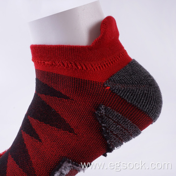 Cotton nylon ankle running sport socks